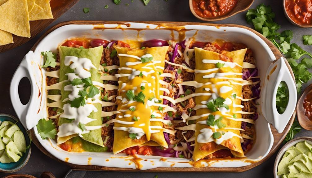 delicious enchiladas for dinner