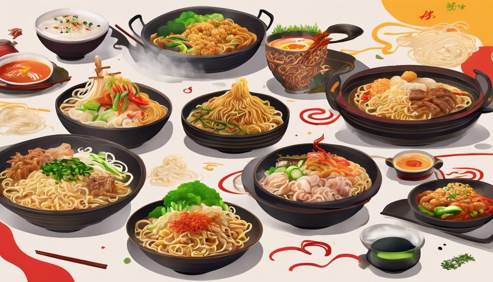 delicious noodle festival feast