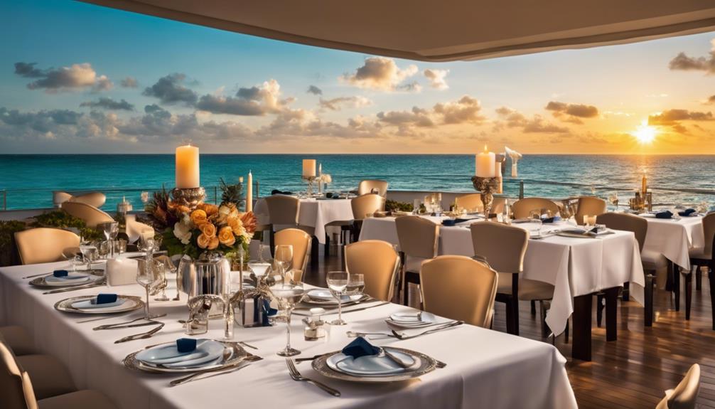 direct ocean view dining