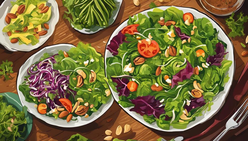 healthy and delicious salads