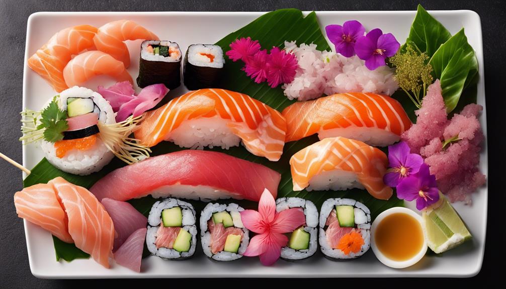 savor fresh sashimi delicacies