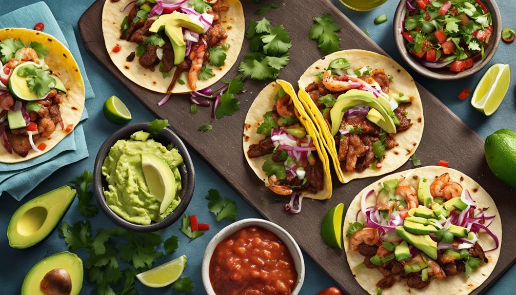 vegan or meat filled tacos