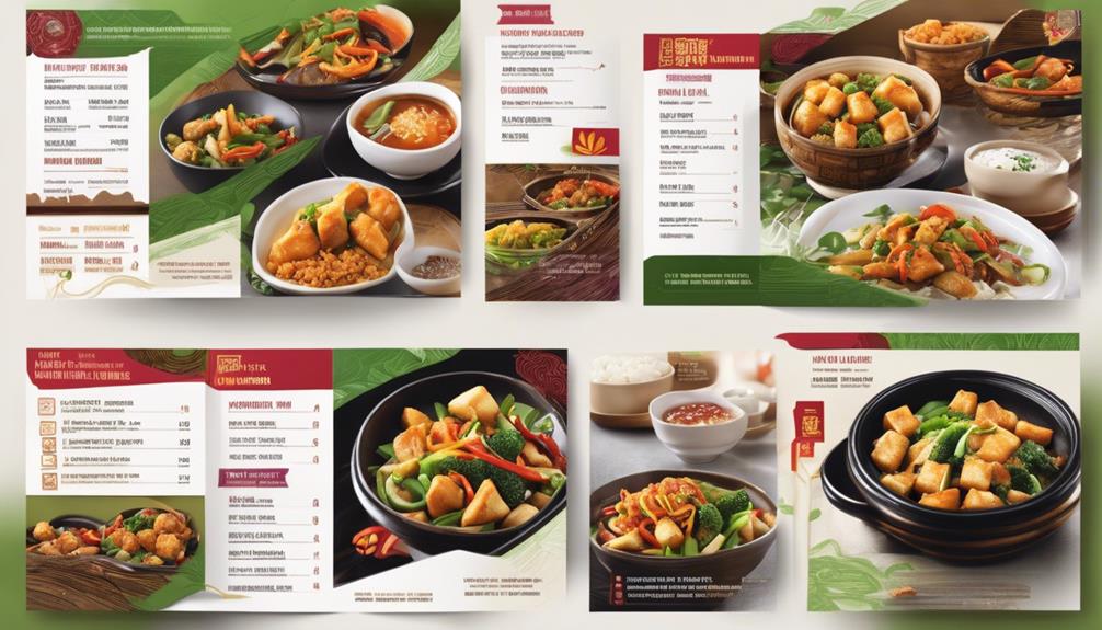 vegetarian friendly menu items