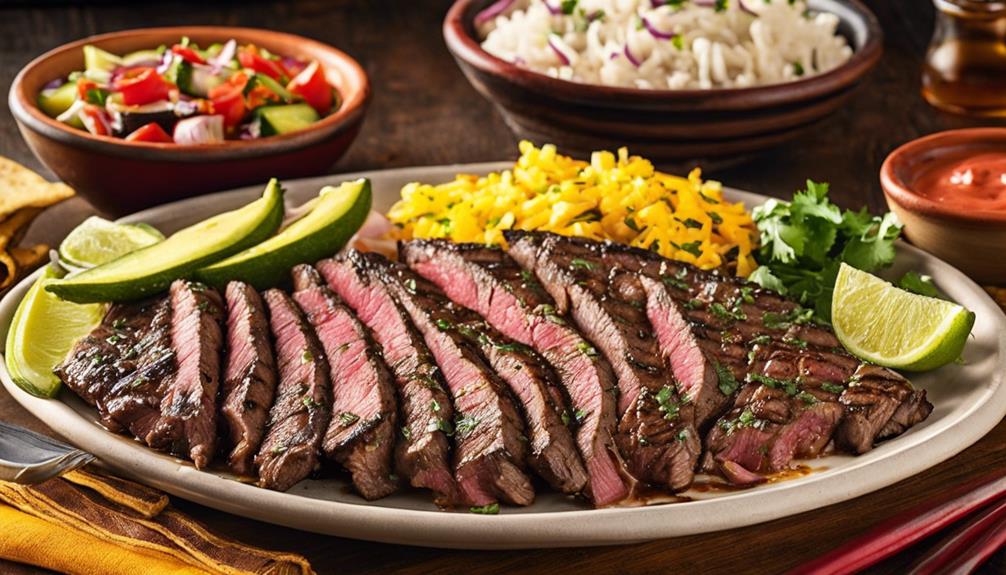 delicious grilled marinated steak