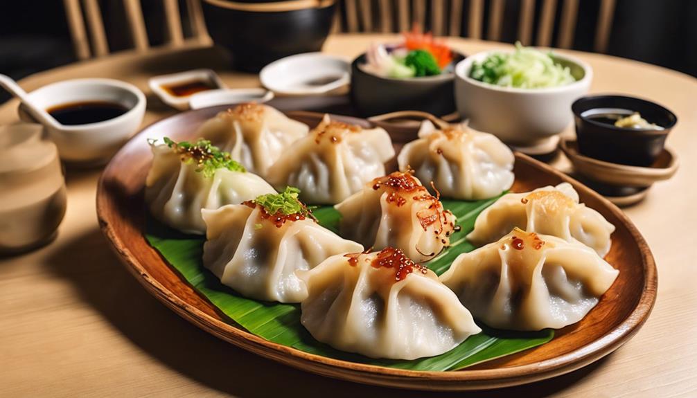 delicious gyoza dish variety