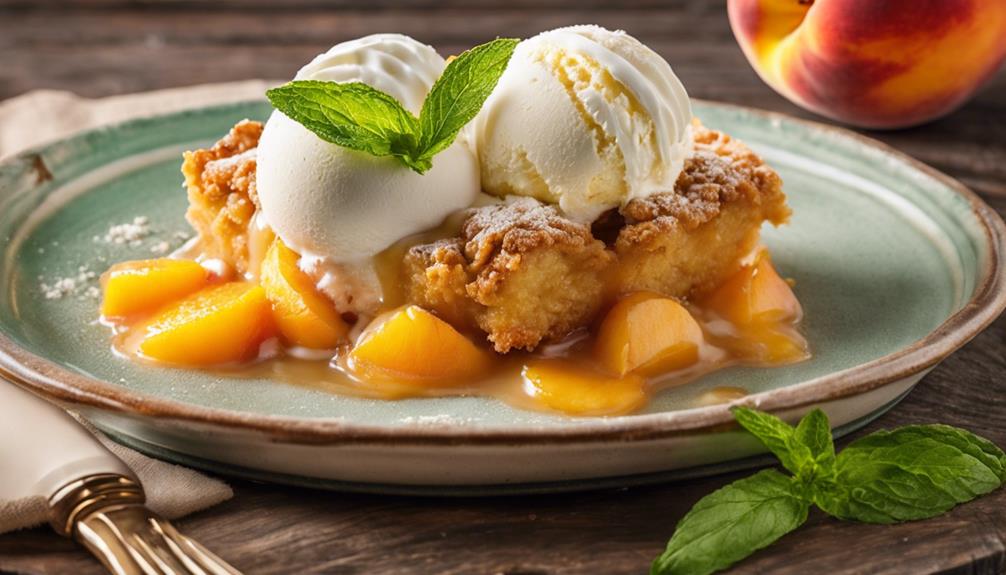 delicious peach cobbler recipe