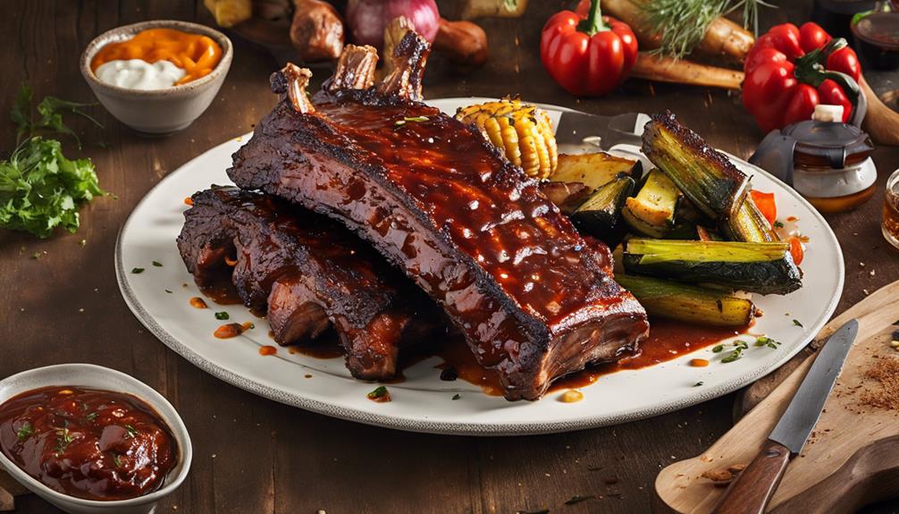 delicious slow cooked bbq ribs