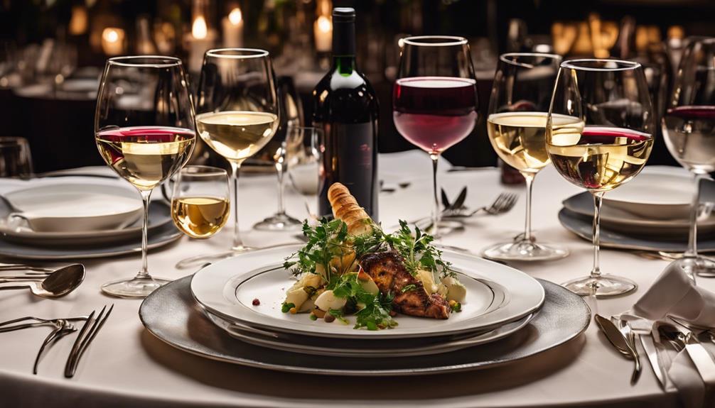 exquisite culinary wine pairings