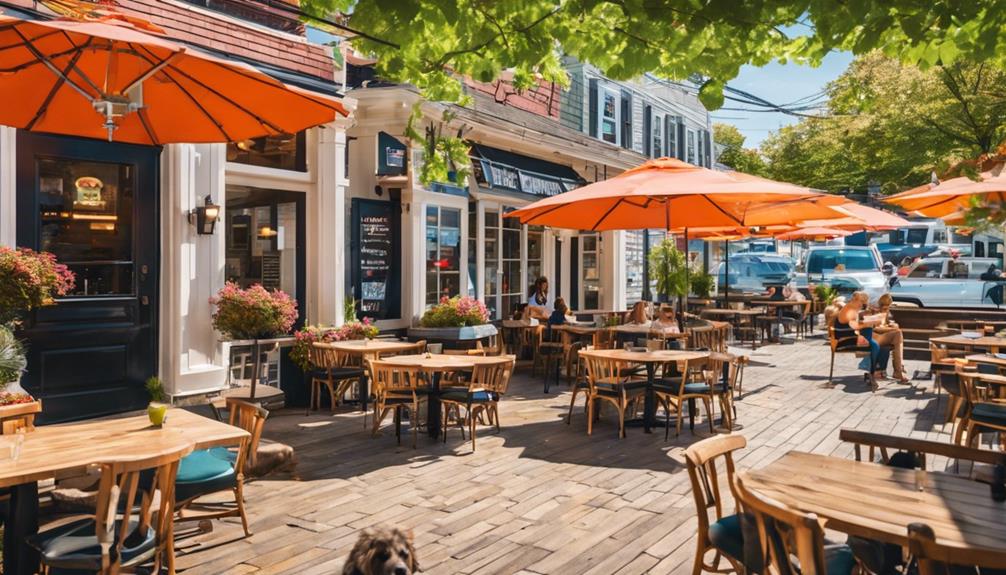 outdoor dining with pets