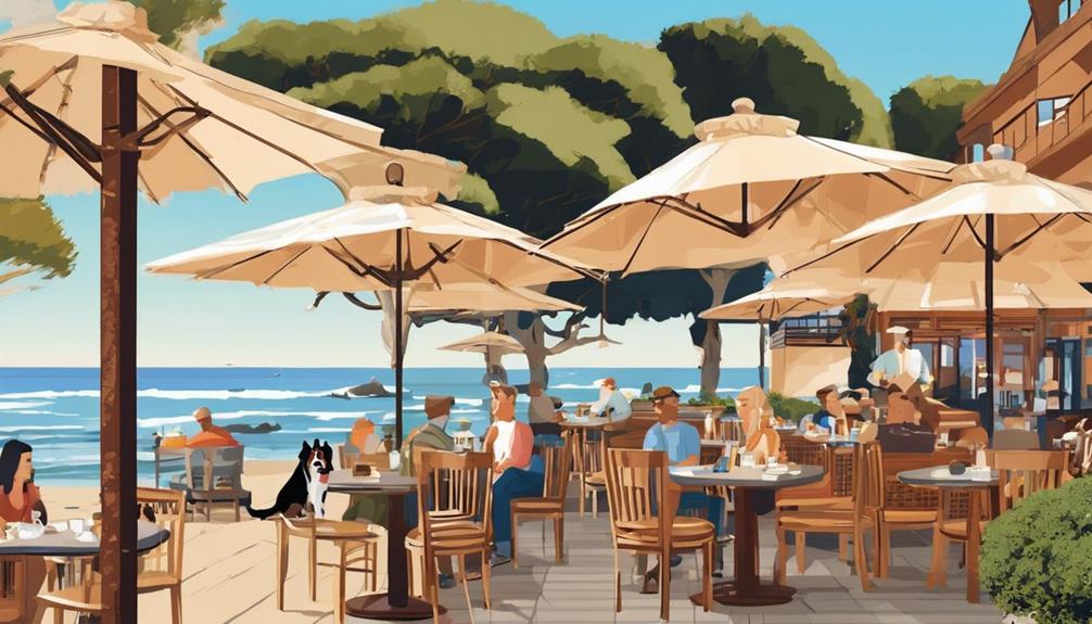 pet friendly dining in monterey